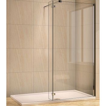 Душевая перегородка WeltWasser WW400 60G+30G 10000008001 профиль Хром стекло прозрачное — фото 1, Душевые перегородки