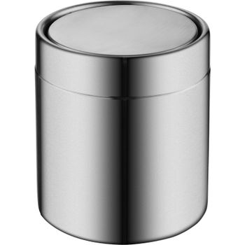 Товар: Ведро для мусора WeltWasser Teddy MT 1,5L 10000003991 Матовая сталь - фото 1 Ведро для мусора WeltWasser Teddy MT 1,5L 10000003991 Матовая сталь — фото 1, Мусорные ведра