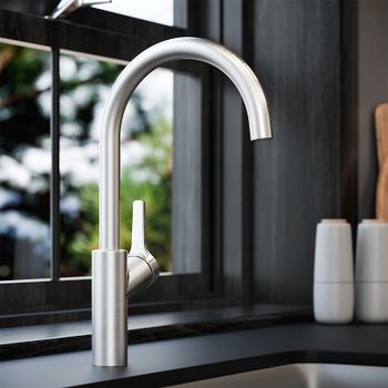 Смеситель для кухни Damixa Eclipse 310720400 Никель — фото 3, Смесители для кухни