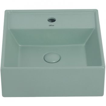 Раковина Abber Rechteck 41 AC2208MCG Светло-зеленая матовая — фото 3, Мини-раковины