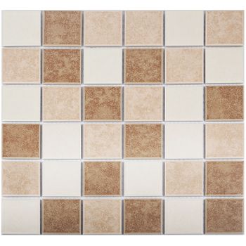 Керамическая мозаика StarMosaic Homework Beige Matt STWB61133 30,6x30,6 см — фото 1, Мозаика
