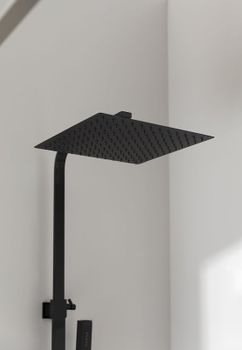 Душевая система Allen Brau Infinity 5.21012-31 Черная матовая — фото 9, Душевые стойки