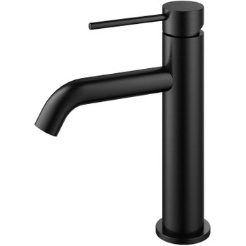 Смеситель для раковины Vincea City VBF-2C1MB Черный матовый — фото 1, Смесители для раковины