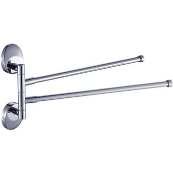 Полотенцедержатель CeramaLux Valencia 73214-2 поворотный Хром — фото 1, Полотенцедержатели