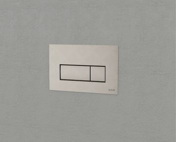 Клавиша смыва Vitra Root Square 740-2395 Никель — фото 2, Кнопки смыва