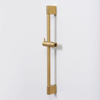 Душевая штанга WasserKRAFT Aisch A190 Золото матовое — фото 2, Штанги для душа