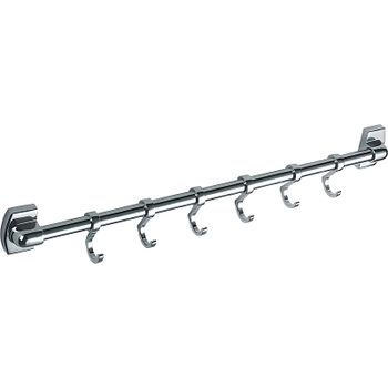 Вешалка для полотенец Haiba HB209-6 Хром — фото 1, Крючки для полотенец
