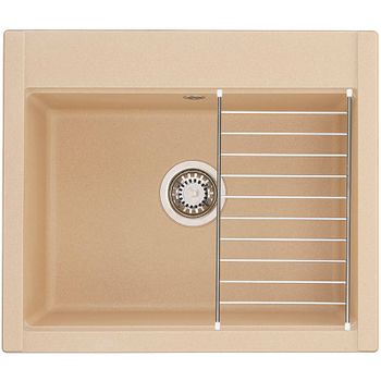 Кухонная мойка Aquaton Делия 60 1A715232LD260 Латте — фото 2, Кухонные мойки