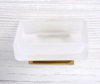 Мыльница WasserKRAFT Sauer K-7929 Золото — фото 4, Мыльницы