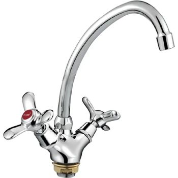 Смеситель для кухни Frap H12 F4112-2 Хром — фото 1, Смесители для кухни