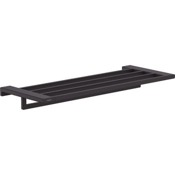 Полка для полотенец Hansgrohe AddStoris 41751670 Черная матовая — фото 1, Полки для полотенец