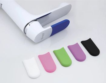 Смеситель для раковины Frap H34 F1034 Белый Хром — фото 8, Смесители для раковины