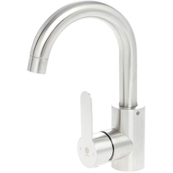 Смеситель для раковины Orange Steel M99-011ni Никель — фото 1, Смесители для раковины