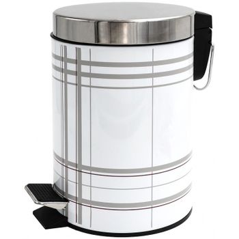 Ведро для мусора Ridder Scotty 2172600 Белое — фото 1, Мусорные ведра