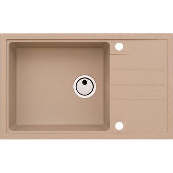 Кухонная мойка Alveus Granital Intermezzo 130 Beige G55 780x480x200 1117048 Бежевая — фото 1, Кухонные мойки