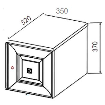 Подвесной шкаф Astra Form Шарм 35 03350003 распашной Белый матовый — фото 9, Шкафы для ванной