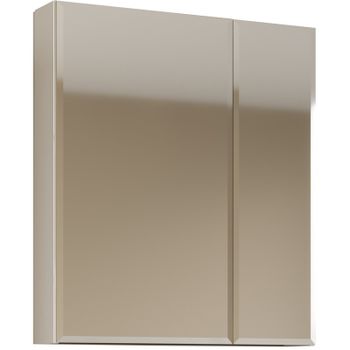 Зеркальный шкаф Marka One Mix 70 Белый — фото 1, Зеркальные шкафы в ванную