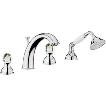 Смеситель на борт ванны Webert Karenina KA730101015 Хром — фото 1, Смесители на борт ванны