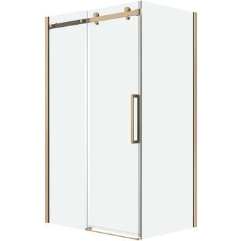 Душевой уголок Grossman Classic 120х90 120.K33.04.1290.32.00 профиль Золото сатин стекло прозрачное — фото 1, Прямоугольные душевые уголки