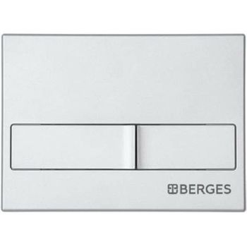 Инсталляция Berges Novum 040212 для унитаза с клавишей смыва Хром матовый — фото 5, Инсталляции для унитазов