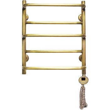 Электрический полотенцесушитель Domoterm Орфей П5 500x700 АБР ER Античная бронза — фото 1, Электрические полотенцесушители