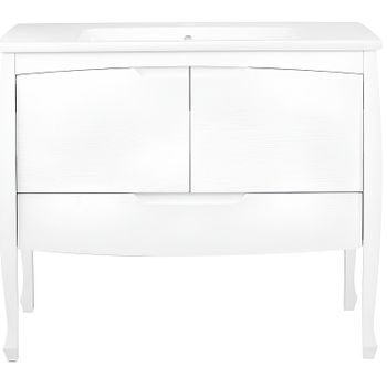 Тумба под раковину Veedi Lord 100 LRD1000T-DR Белая — фото 2, Тумбы под раковину