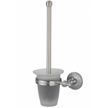 Ершик для унитаза ZorG SL AZR 10 SL Серебро — фото 1, Ершики для унитаза