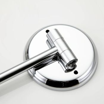 Косметическое зеркало Frap F6108 с увеличением Хром — фото 3, Косметические зеркала