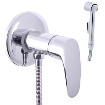 Гигиенический душ со смесителем Rav Slezak Amur AM747 Хром — фото 1, Гигиенические души