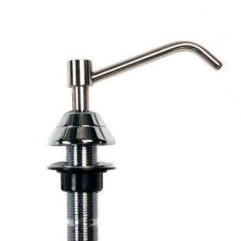 Диспенсер для жидкого мыла Nofer 03100.B встраиваемый Глянцевая нержавеющая сталь — фото 4, Диспенсеры для жидкого мыла