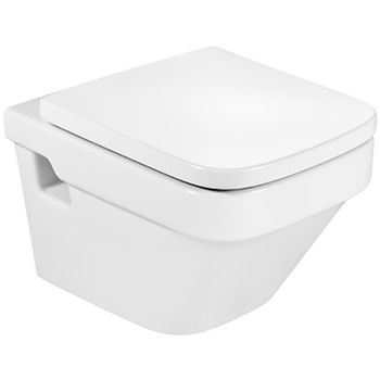 Унитаз Roca Dama-N Compact 346788000 подвесной без сиденья — фото 1, Подвесные унитазы