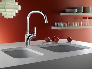 Смеситель для раковины Jacob Delafon Singulier E10862-CP Хром — фото 2, Смесители для раковины