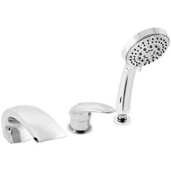 Смеситель на борт ванны Rav Slezak Dunaj D472.5Y Хром — фото 1, Смесители на борт ванны