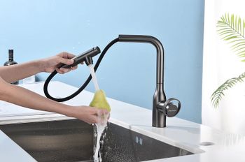 Смеситель для кухни Paulmark Urban Ur213104-NI Никель — фото 9, Смесители для кухни