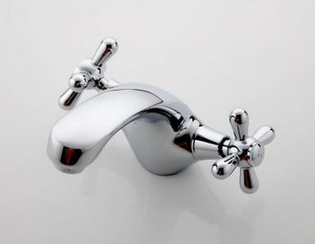 Смеситель для раковины Frap H25 F1025 Хром — фото 3, Смесители для раковины