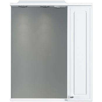 Зеркало со шкафом Damixa RedBlu Palace One 60 M41MPR0601WG с подсветкой Белый — фото 3, Зеркальные шкафы в ванную