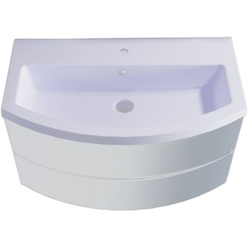 Тумба под раковину Astra Form Венеция 2.0 100 03100002 подвесная Белая матовая — фото 2, Тумбы под раковину