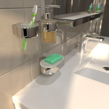 Мыльница Altasan Лотос ЛТ30Х Хром — фото 2, Мыльницы