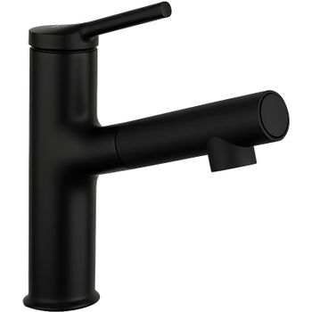 Смеситель для раковины Gappo G1052-76 Черный матовый — фото 1, Смесители для раковины