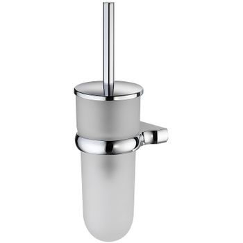 Ершик для унитаза WasserKRAFT Berkel K-6827 Хром — фото 1, Ершики для унитаза