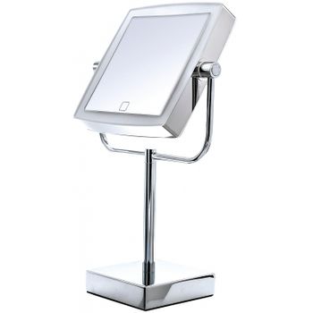 Косметическое зеркало Ridder Snow White О3210500 с подсветкой с увеличением Хром — фото 1, Косметические зеркала