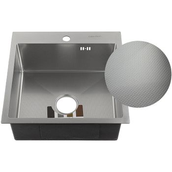 Кухонная мойка Fabia 50х50 50503D Декор — фото 2, Кухонные мойки