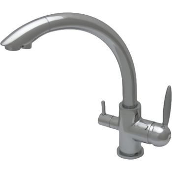 Смеситель для кухни Seaman Barcelone SSL-5381-WP Хром — фото 2, Смесители для кухни