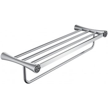 Полка для полотенец CeramaLux Virginia 94310A Хром — фото 1, Полки для полотенец