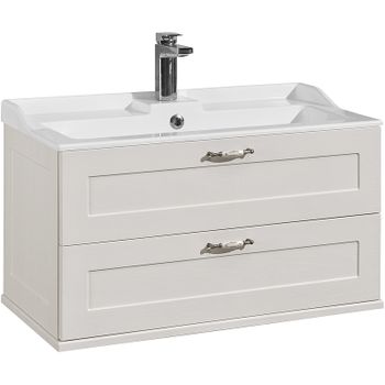 Товар: Тумба под раковину Aquaton Леон 80 1A186301LBPS0 подвесная Дуб белый - фото 1 Тумба под раковину Aquaton Леон 80 1A186301LBPS0 подвесная Дуб белый — фото 1, Тумбы под раковину
