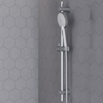 Душевой гарнитур Damixa Origin One 918100000 Хром — фото 4, Душевые гарнитуры