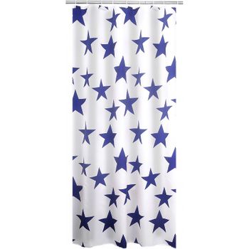 Штора для ванны Ridder Star 180х200 403303 Синяя — фото 1, Шторы для ванной