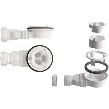 Душевой поддон из искусственного камня Vincea 90x90 VST-4SQ9090G+Vsph-D132 Серый — фото 8, Душевые поддоны из искусственного камня