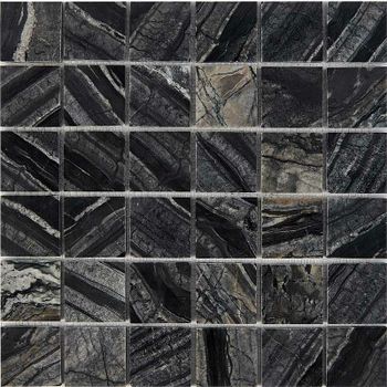 Каменная мозаика Pixmosaic Royal Grey PIX257 30,5x30,5 см — фото 1, Мозаика