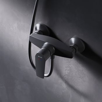 Смеситель для душа AM.PM Gem F90A20022 Черный — фото 2, Смеситель для душа